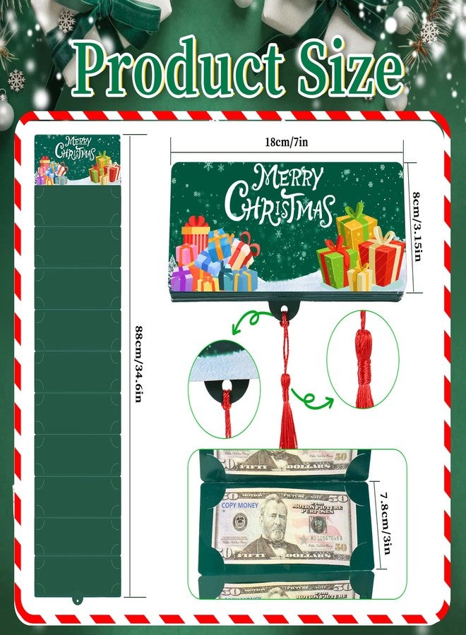 Lettry 5 Pcs Christmas Money Holder for Cash, Surprise Money Holder with 10 Slots Xmas Money Present Holder for Men Women Kids Birthday Gifts Xmas Party Supplies (Christmas) - Image 4